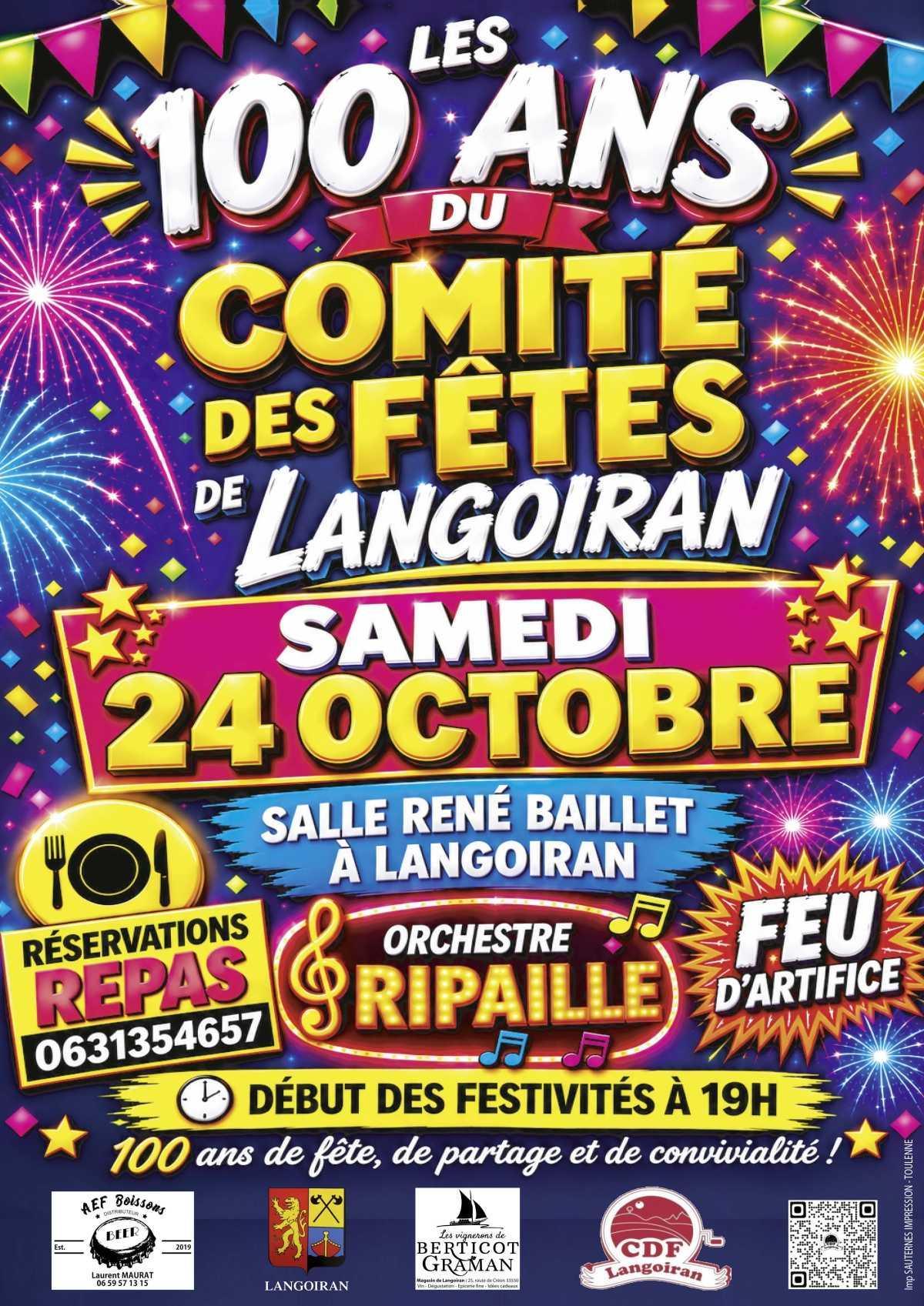 Le Comité des Fêtes de Langoiran fête ses 100 ans