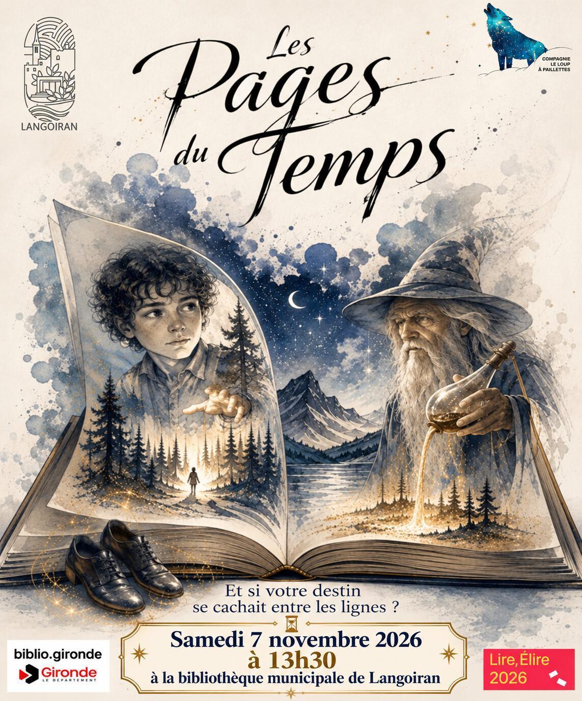 Bibliothèque : Spectacle "Les Pages du Temps" Bibliothèque : Spectacle "Les Pages du Temps"