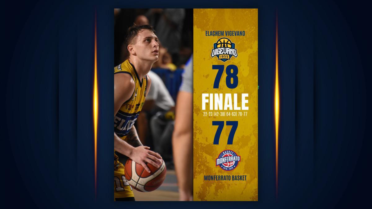 Vigevano 78 - 77 Monferrato Vigevano 78 - 77 Monferrato