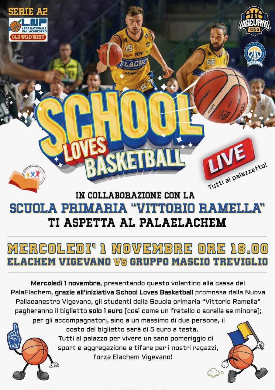  Mercoledì 1 novembre non mancate a "Vigevano c'è per Soleterre" e "School Loves Basketball"