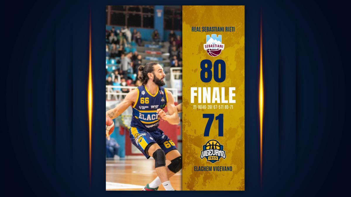 Rieti 80-71 Vigevano Rieti 80-71 Vigevano