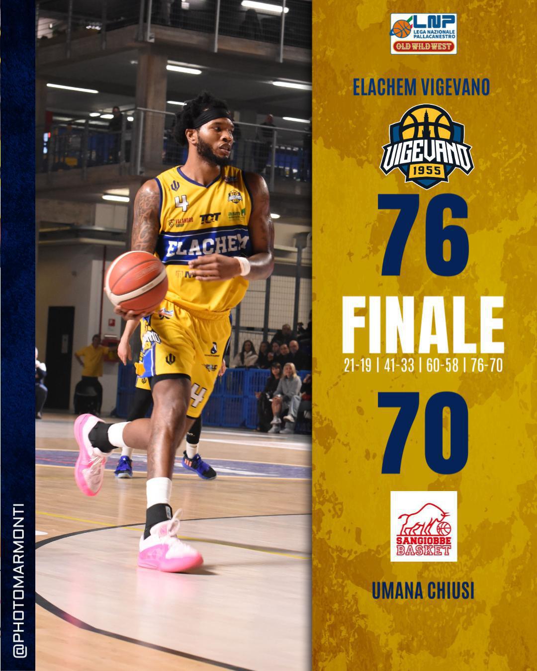 Vigevano 76-70 Chiusi Vigevano 76-70 Chiusi