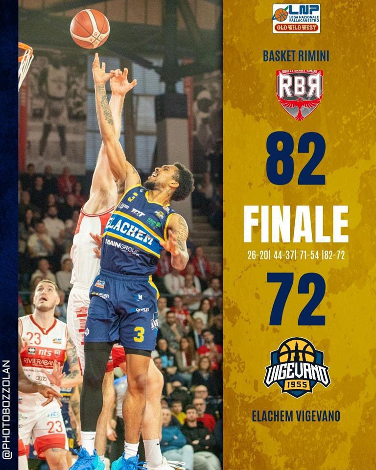 Rimini 82-72 Vigevano Rimini 82-72 Vigevano