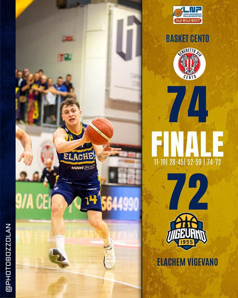 Cento 74-72 Vigevano Cento 74-72 Vigevano