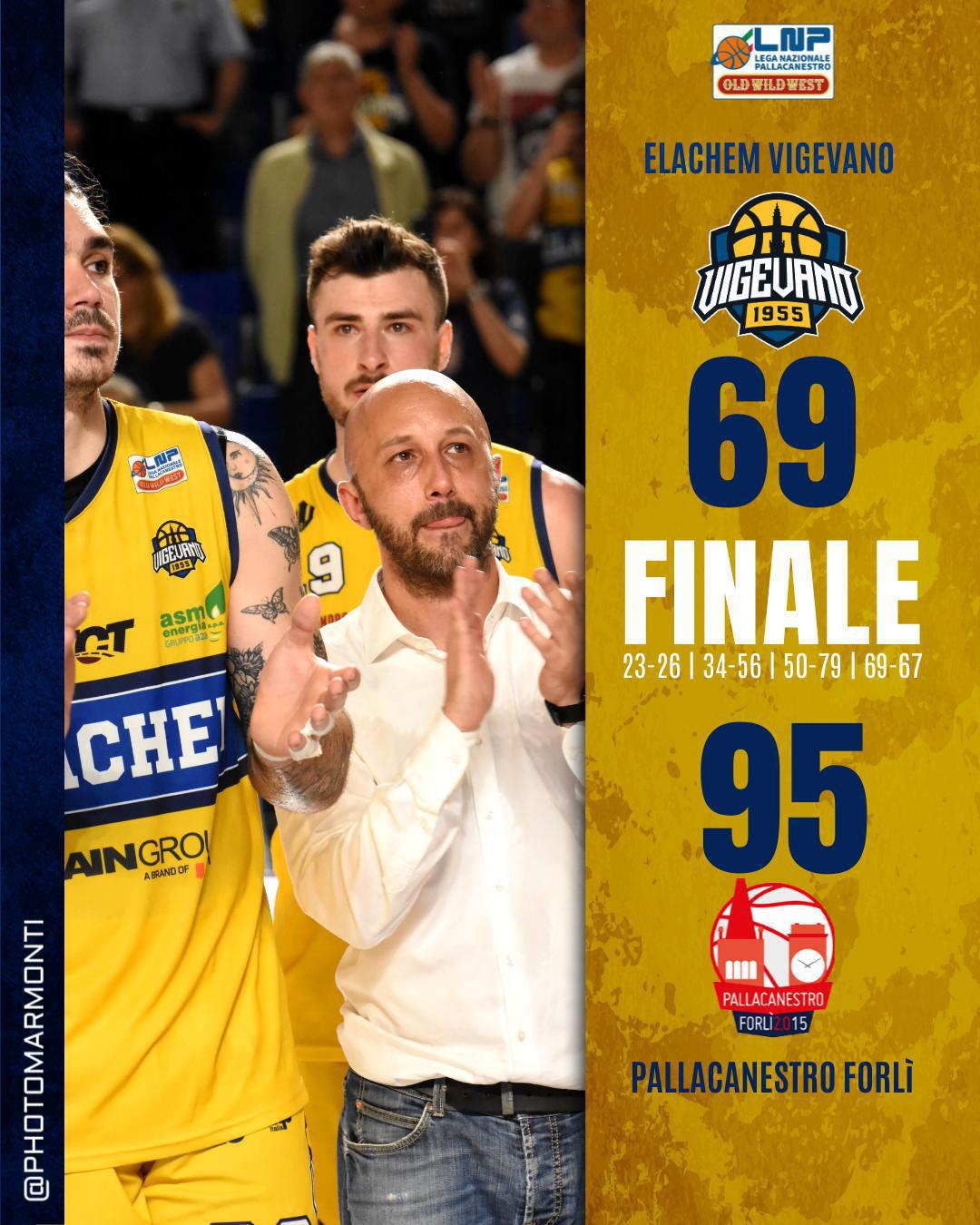 Vigevano 69-95 Forlì /G4 quarti playoff Vigevano 69-95 Forlì /G4 quarti playoff