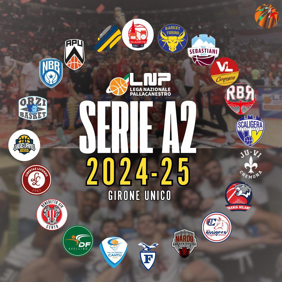 Tutte le date in serie A2 della stagione 2024/25: si parte il 29 settembre