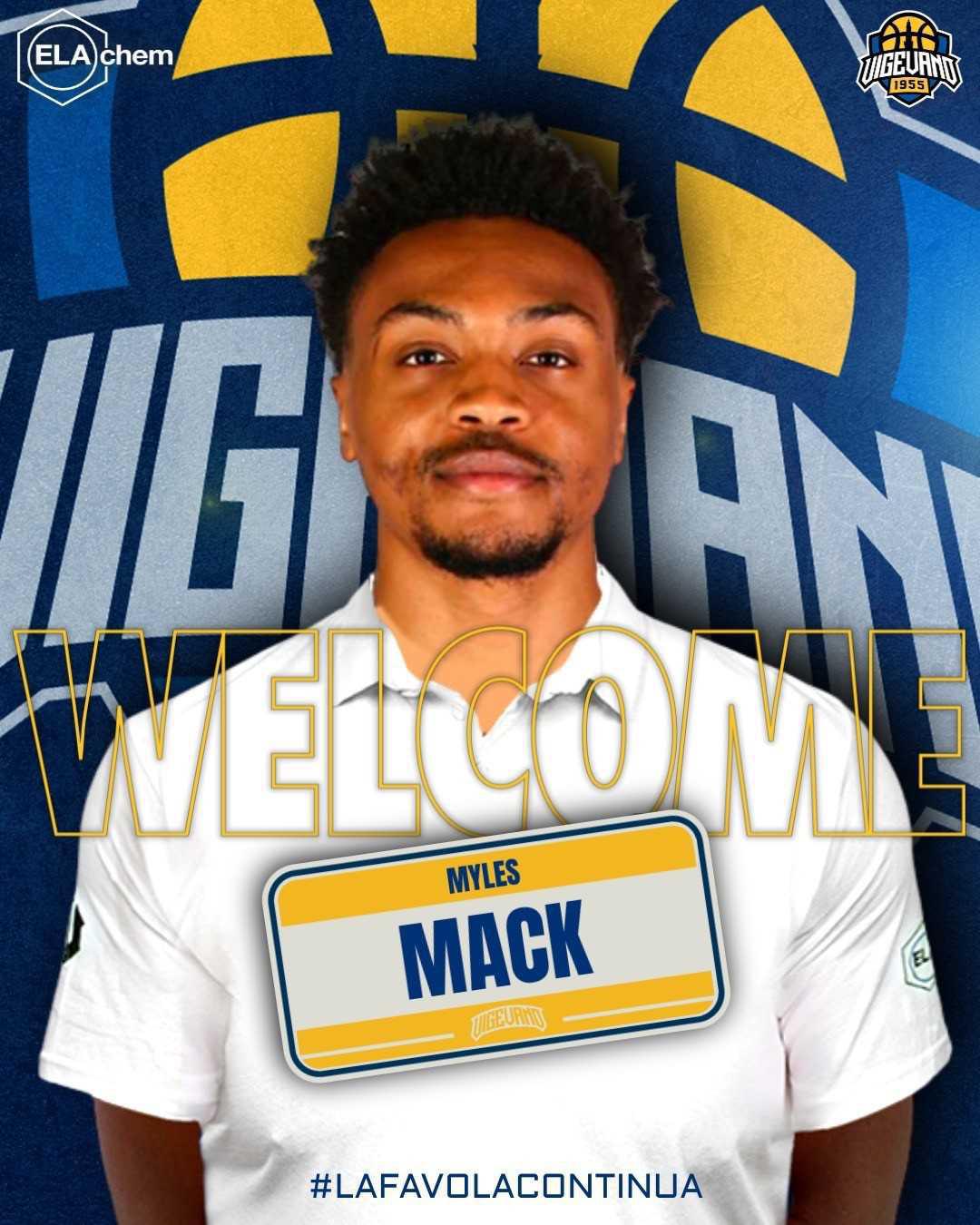 Myles Anthony Mack è il secondo straniero per la stagione 2024/25 Myles Anthony Mack è il secondo straniero per la stagione 2024/25