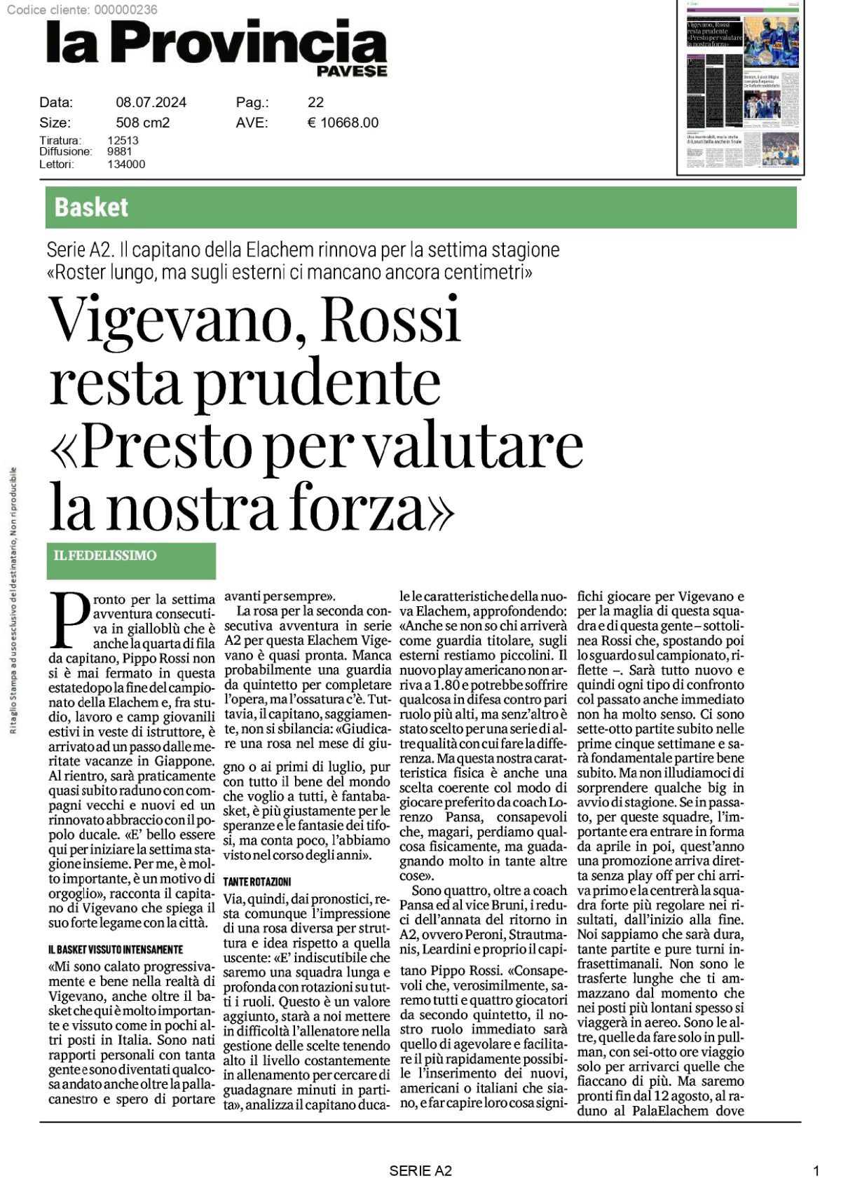 La Provincia Pavese - 08/07/24