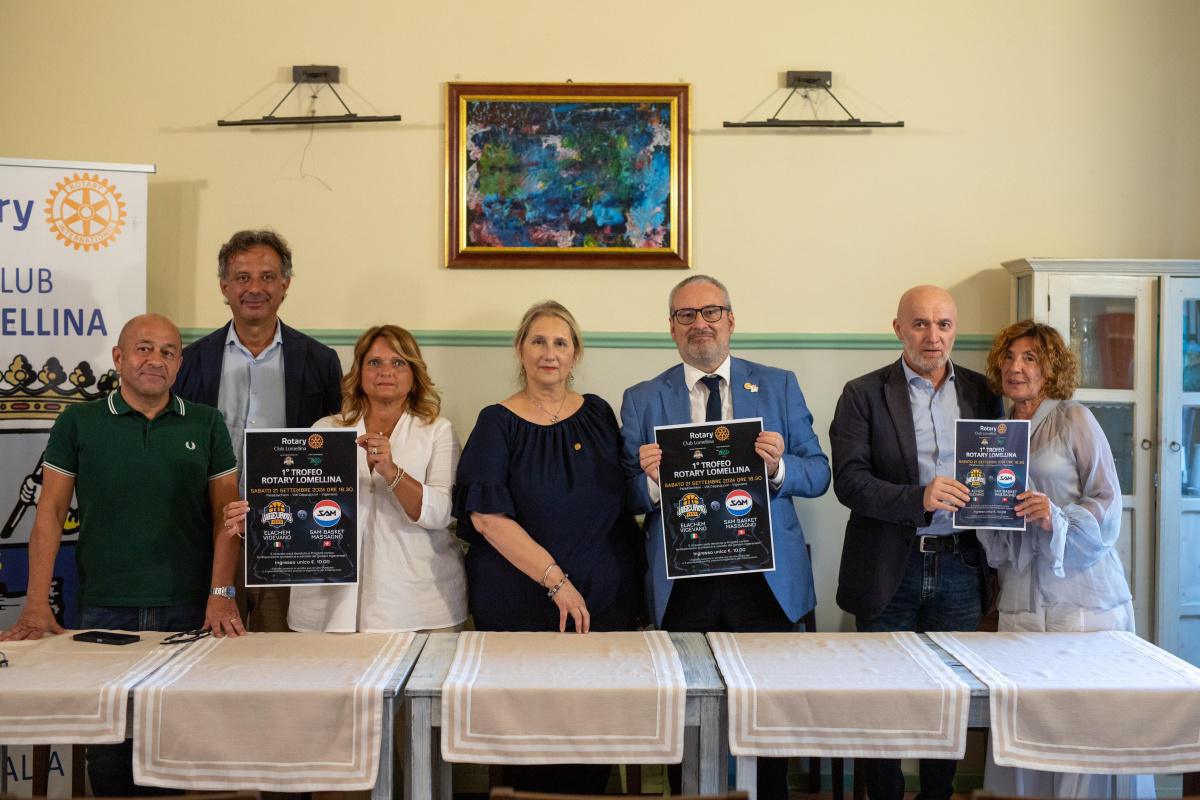 Presentato il 1° trofeo "Rotary Lomellina": in campo Vigevano-Massagno Presentato il 1° trofeo "Rotary Lomellina": in campo Vigevano-Massagno