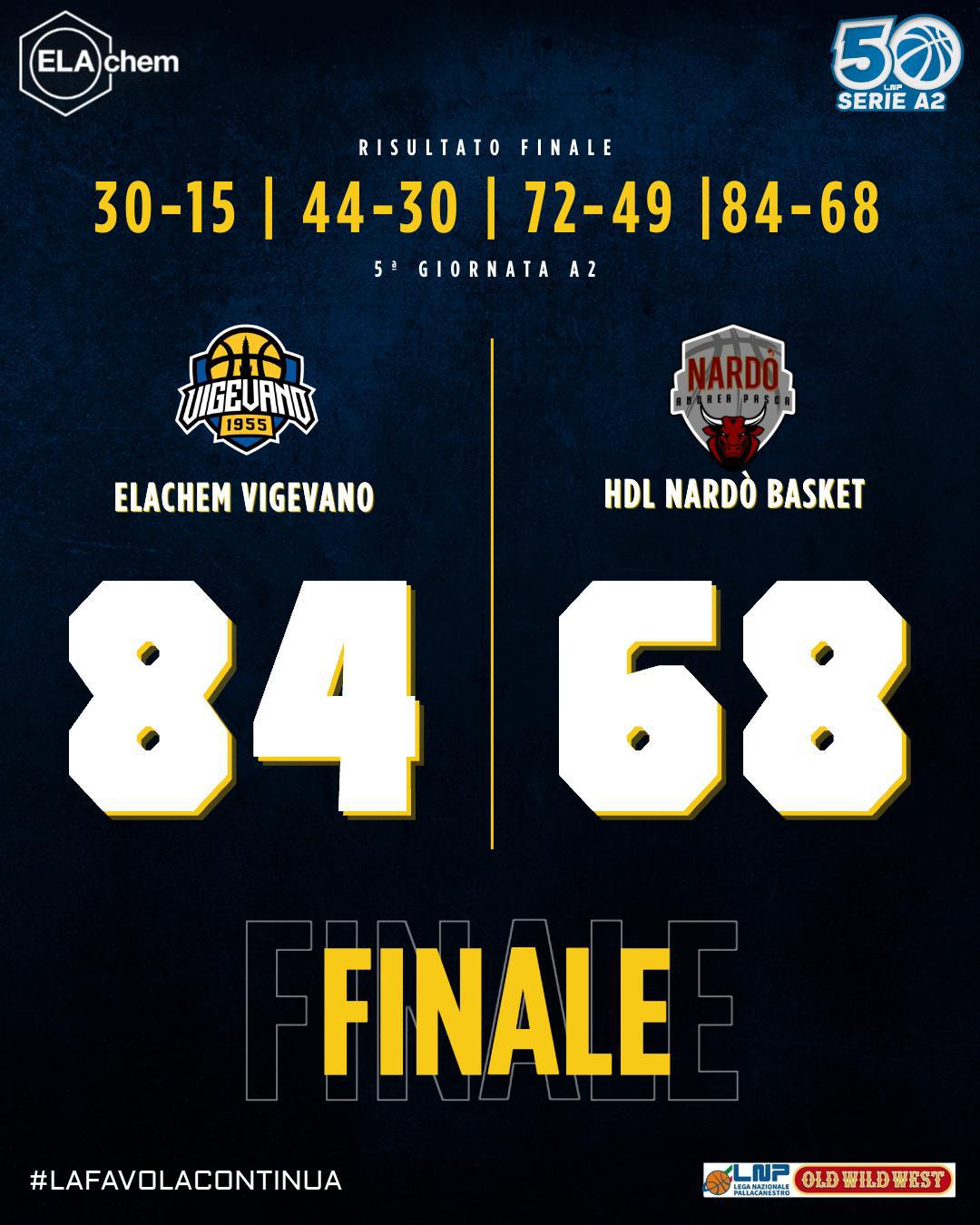 5a - Vigevano 84-68 Nardò