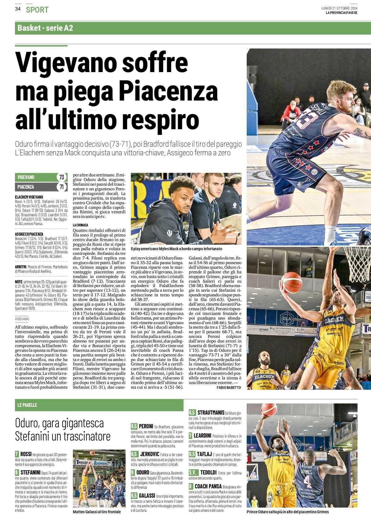 La Provincia Pavese - 21/10/24