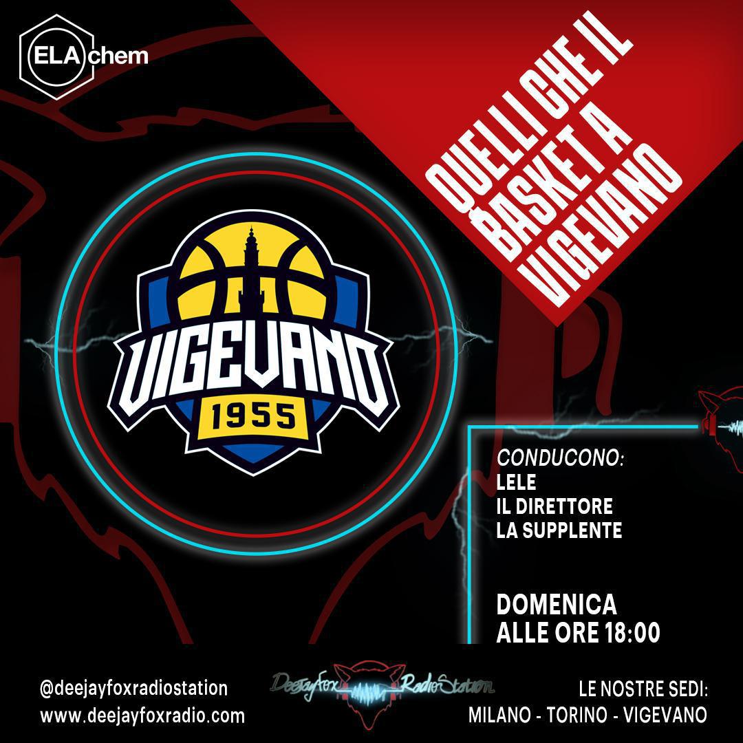 Domenica 10 novembre "Quelli che il Basket a Vigevano" con Deejay Fox Radio Station Domenica 10 novembre "Quelli che il Basket a Vigevano" con Deejay Fox Radio Station