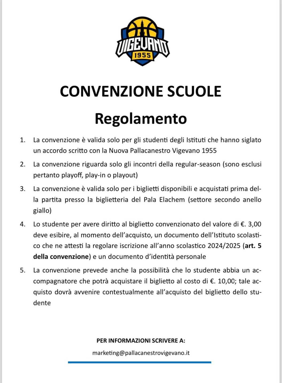 Salgono a 12 le convenzioni con le scuole del territorio per tifare Vigevano 1955 Salgono a 12 le convenzioni con le scuole del territorio per tifare Vigevano 1955