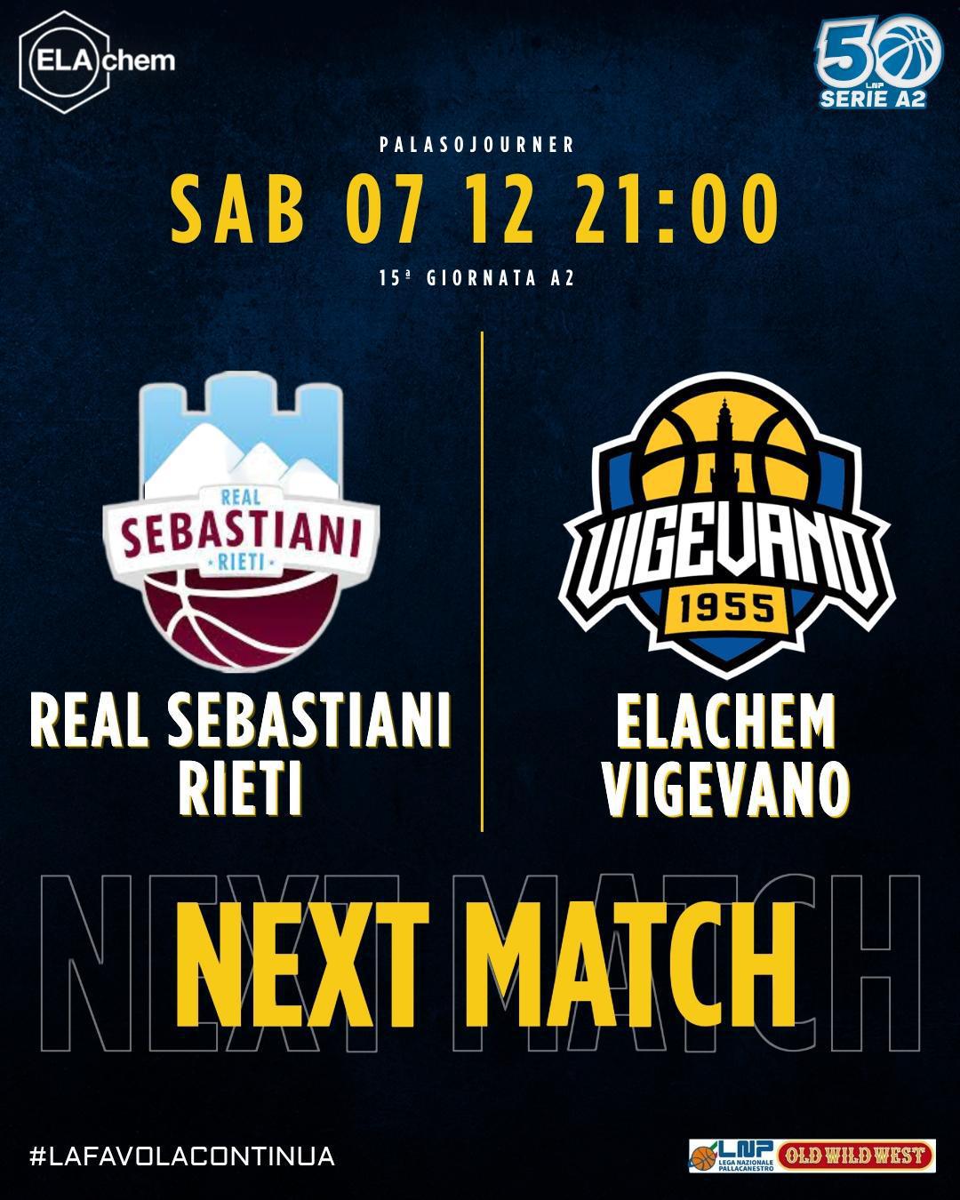 Sfida numero 20 della storia fra Rieti e Vigevano Sfida numero 20 della storia fra Rieti e Vigevano