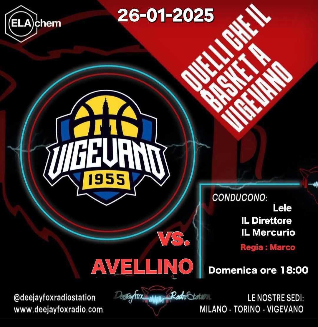 Quinta puntata di "Quelli che il basket a Vigevano" con Deejay Fox Radio Station domenica contro Avellino