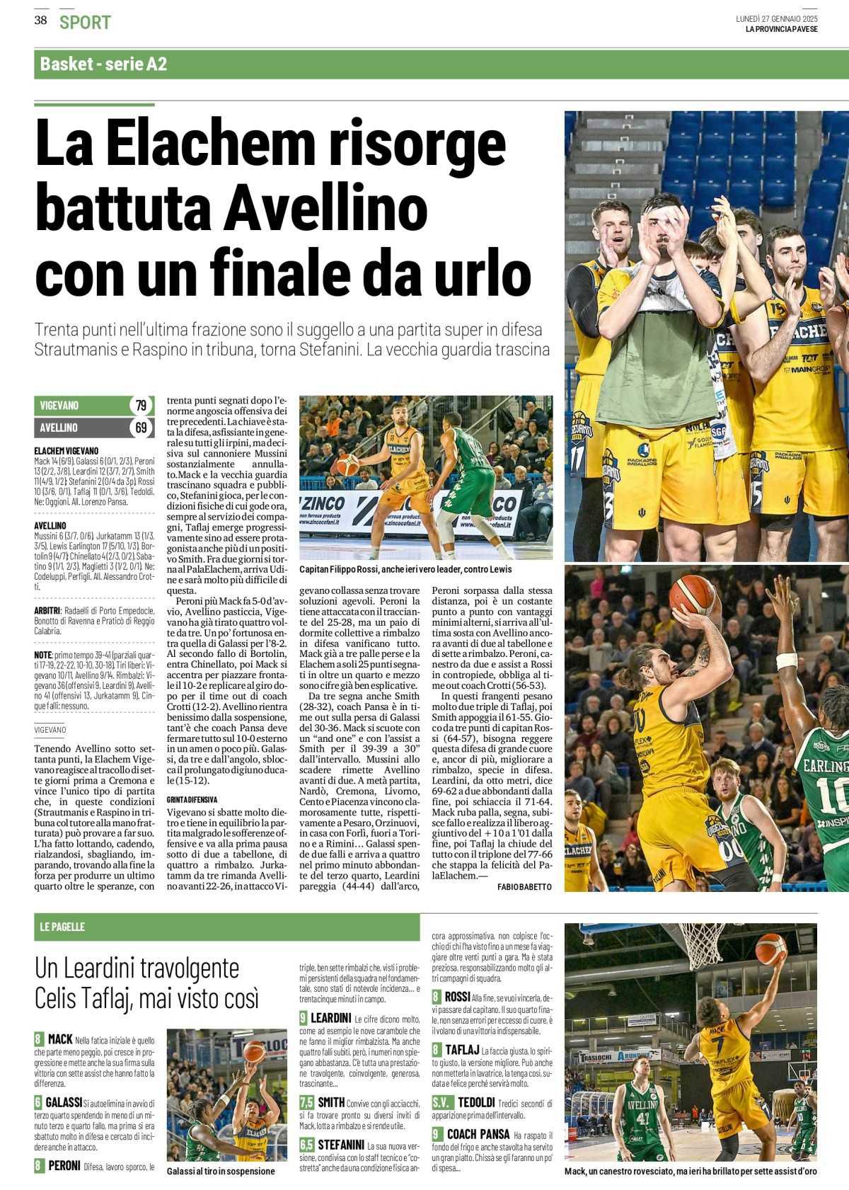 27/01/25 - La Provincia Pavese