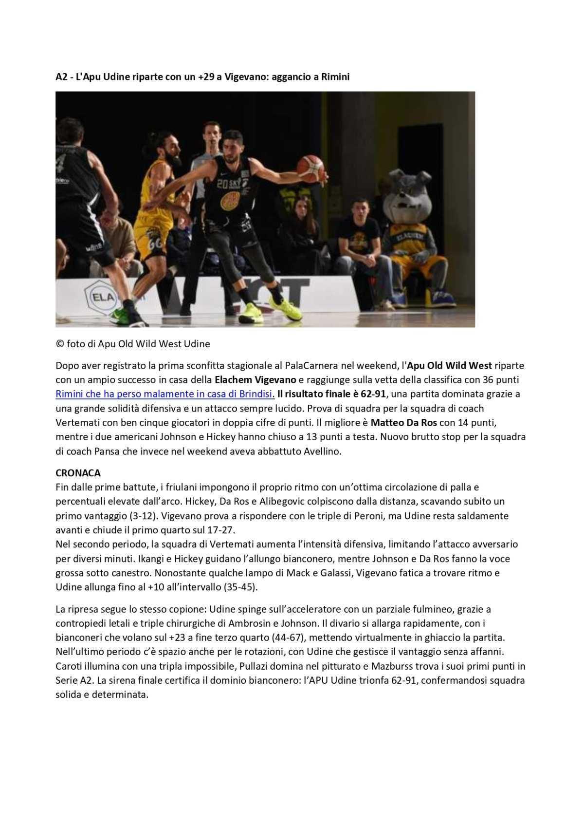 30/01/25 - Pianetabasket.com