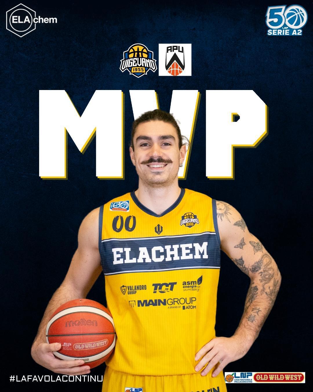 Leardini "MVP Ducale" della 24a giornata, ora è terzo nella generale condotta da Stefanini