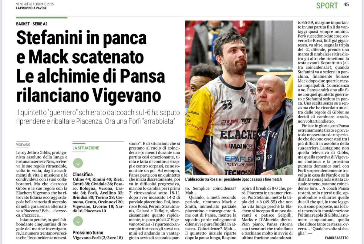 28/02/25 - La Provincia Pavese