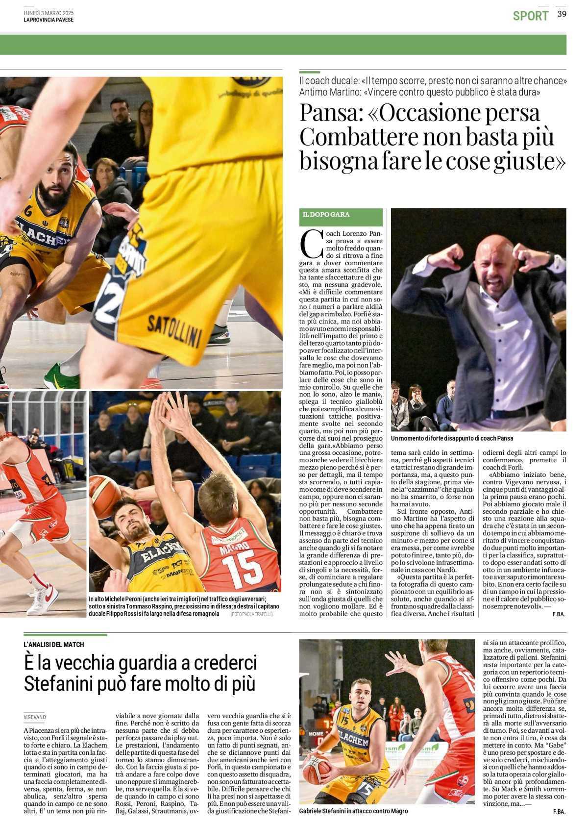 03/03/25 - La Provincia Pavese