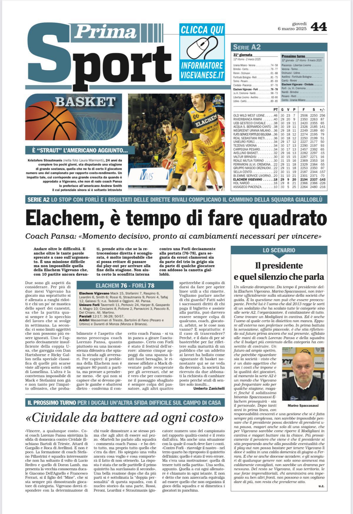 07/03/25 - L’Informatore Vigevanese