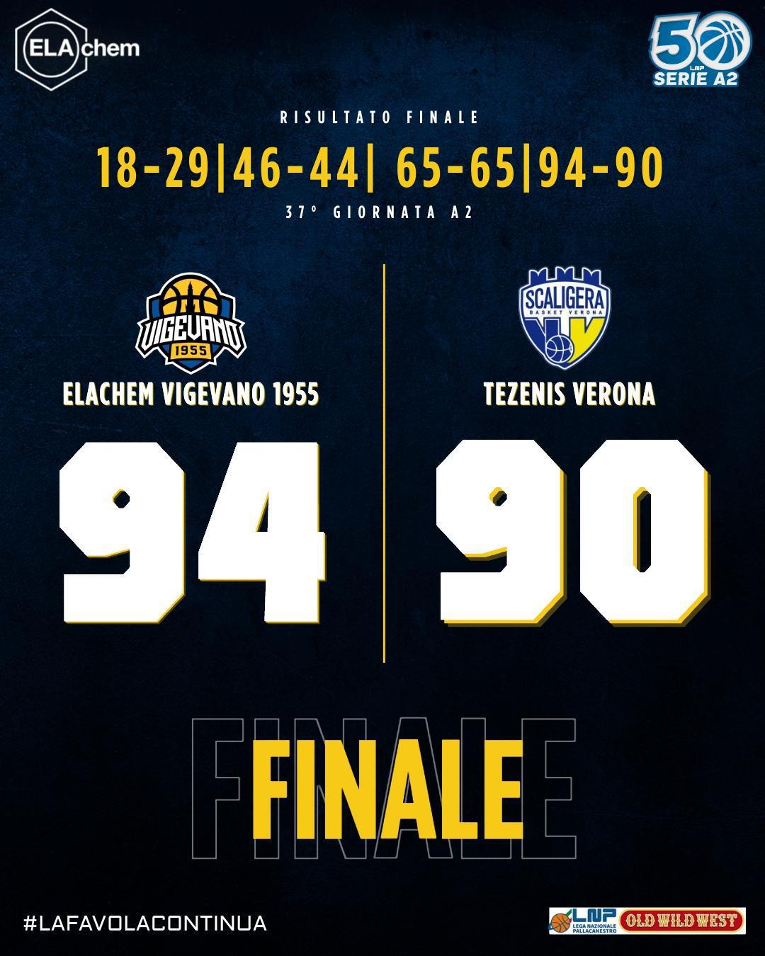 37a - Vigevano 94-90 Verona 37a - Vigevano 94-90 Verona