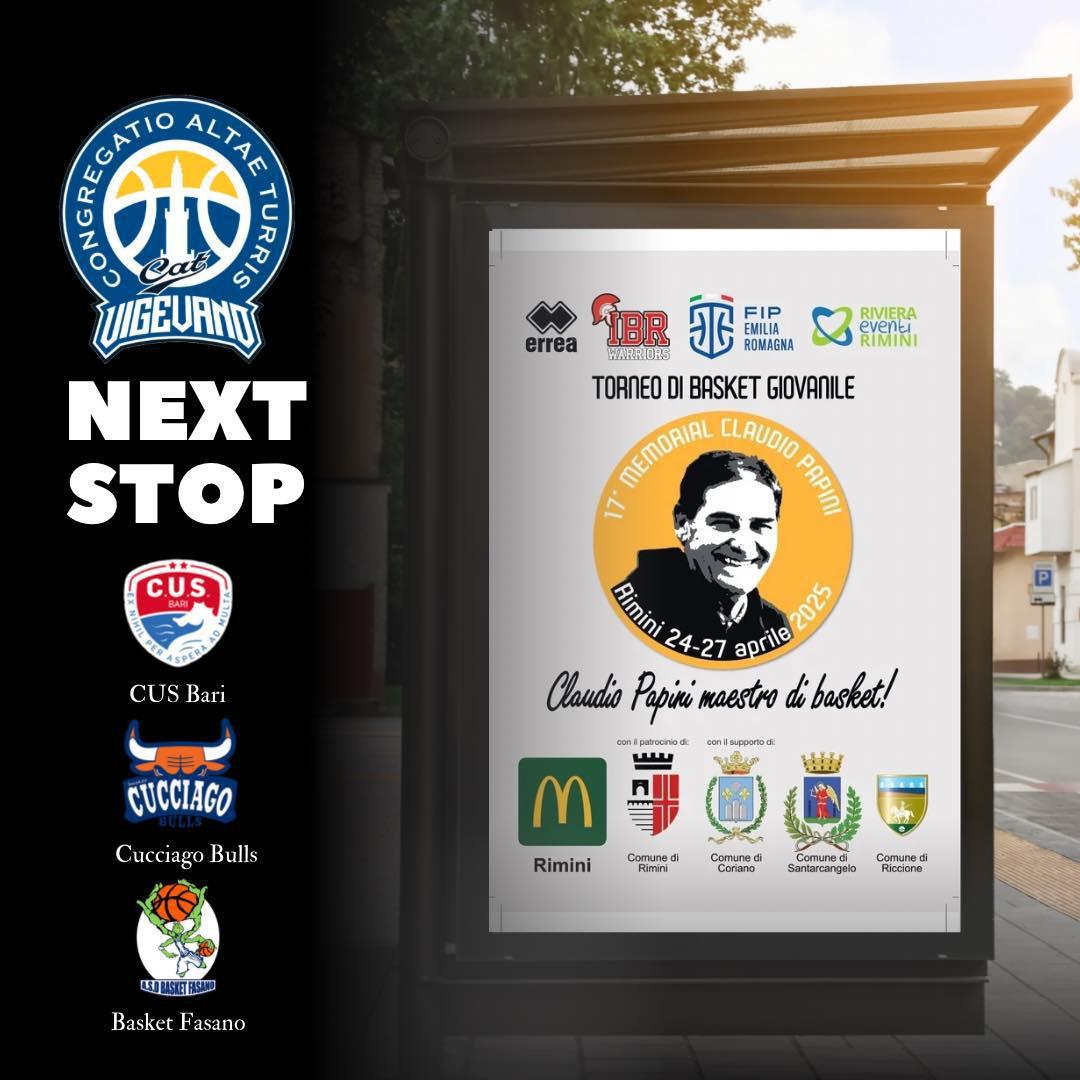 Gli under 14 in campo nel torneo "Claudio Papini" di Rimini. Vincono gli under 13 Fip