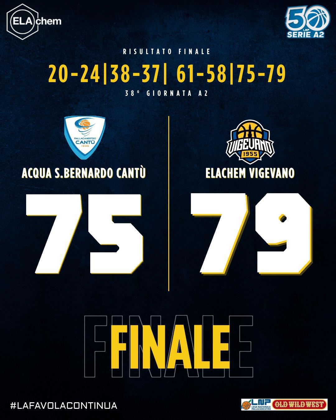 38a - Cantù 75-79 Vigevano  38a - Cantù 75-79 Vigevano