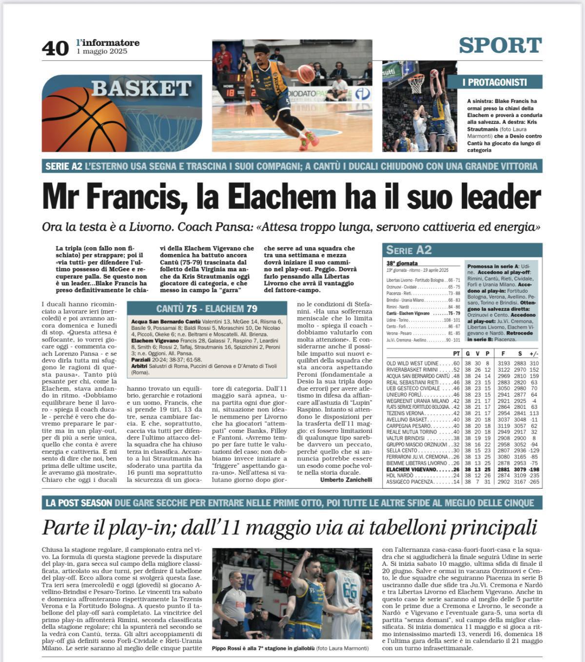 02/05/25 - L’Informatore Vigevanese