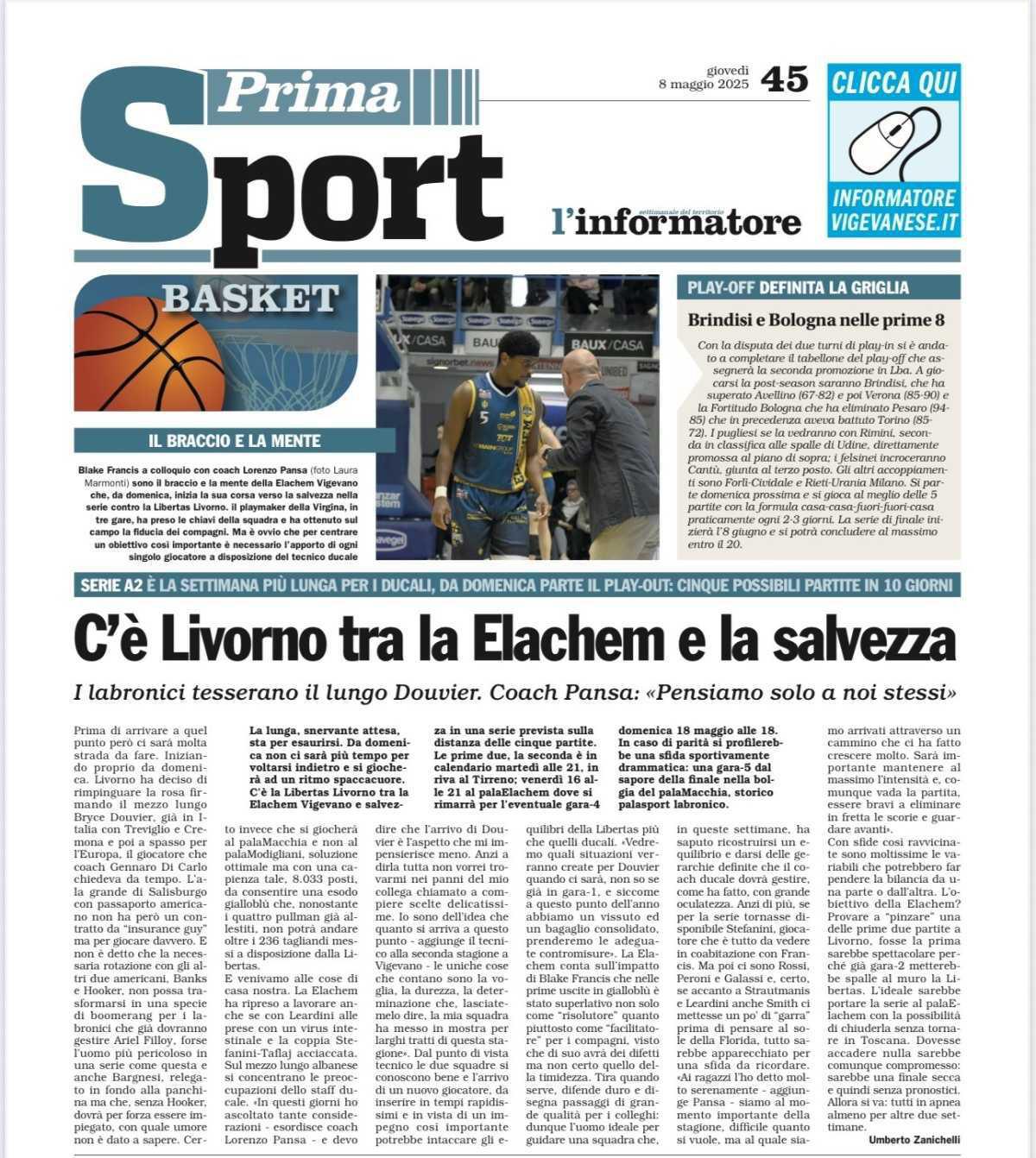 09/05/25 - L'Informatore Vigevanese