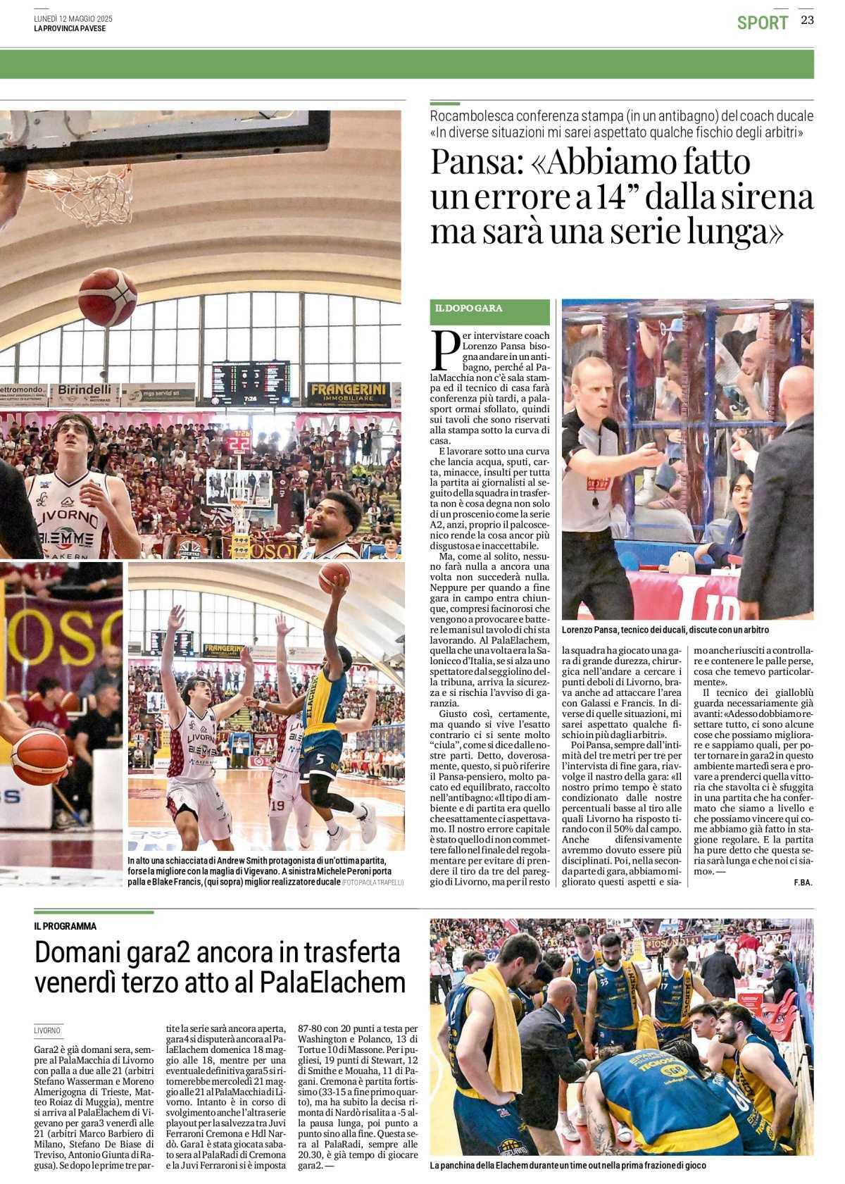 12/05/25 - La Provincia Pavese