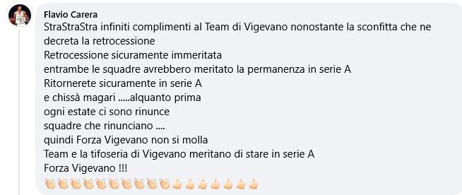 Vigevano ha perso? Viva Vigevano!! Vigevano ha perso? Viva Vigevano!!