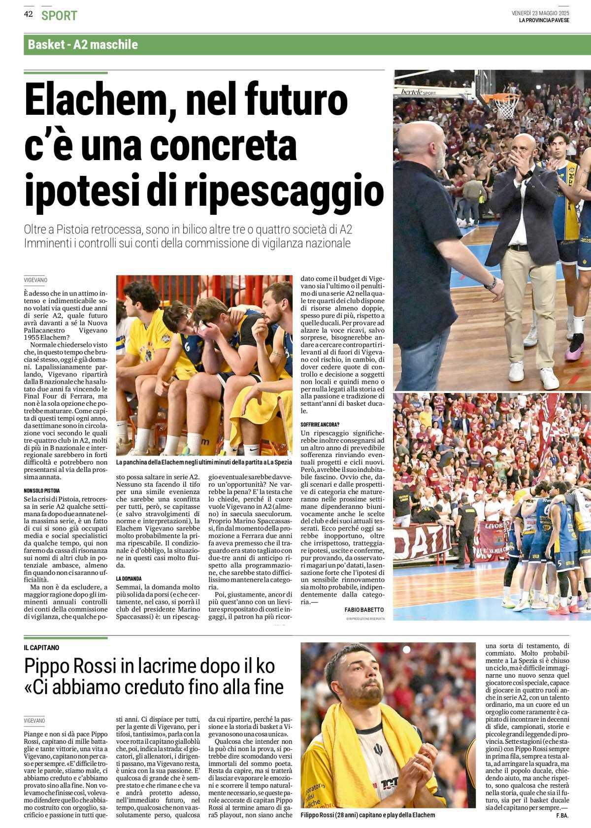 23/05/25 - La Provincia Pavese