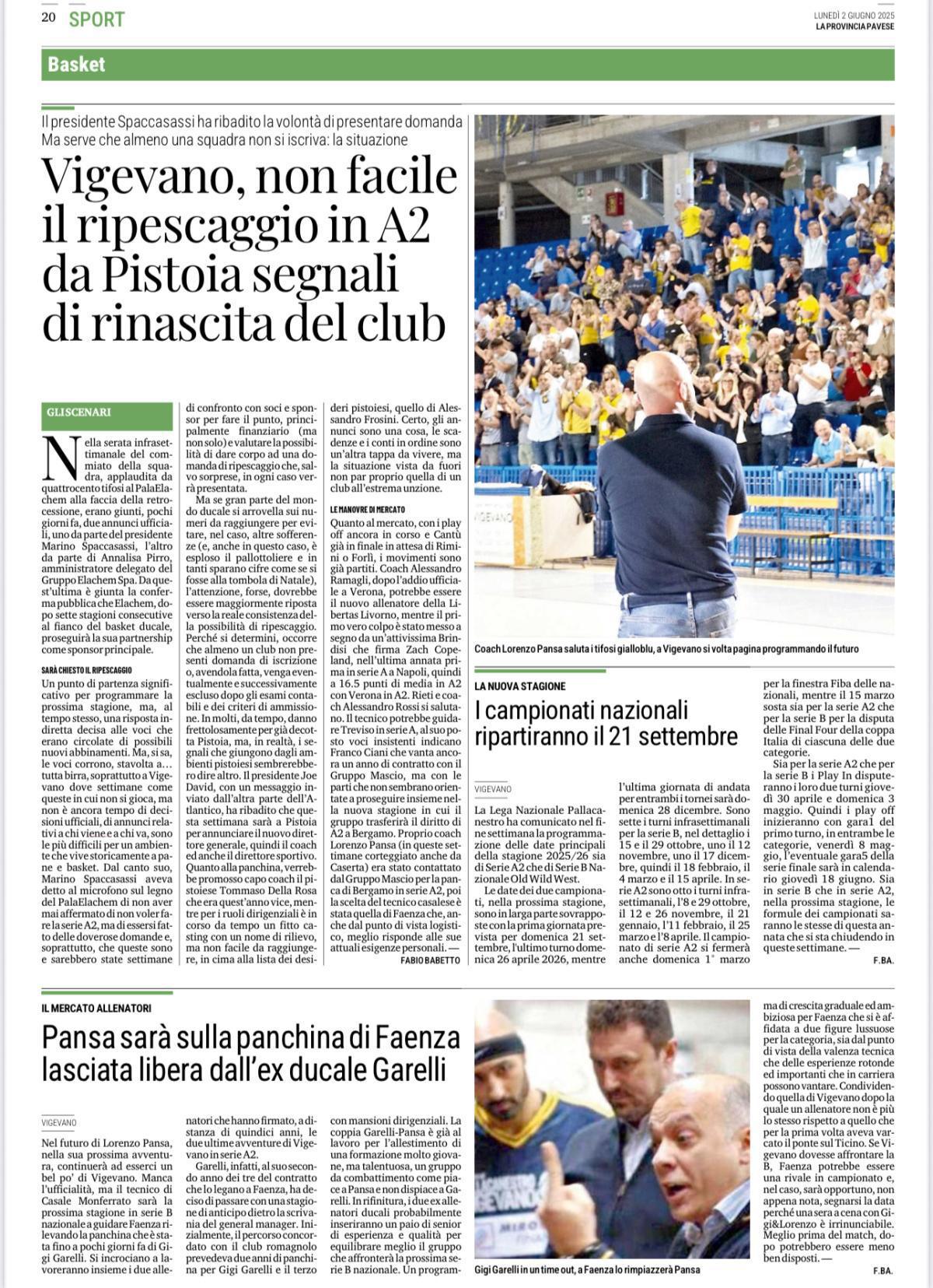 02/06/25 - La Provincia Pavese