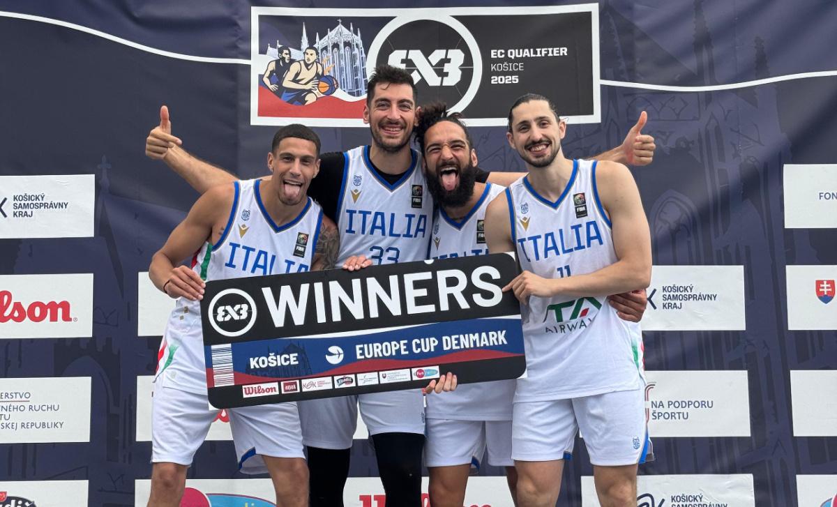 L'Italia di Peroni batte all'ultimo respiro il Montenegro e va alle finali di FIBA Europe Cup 3x3
