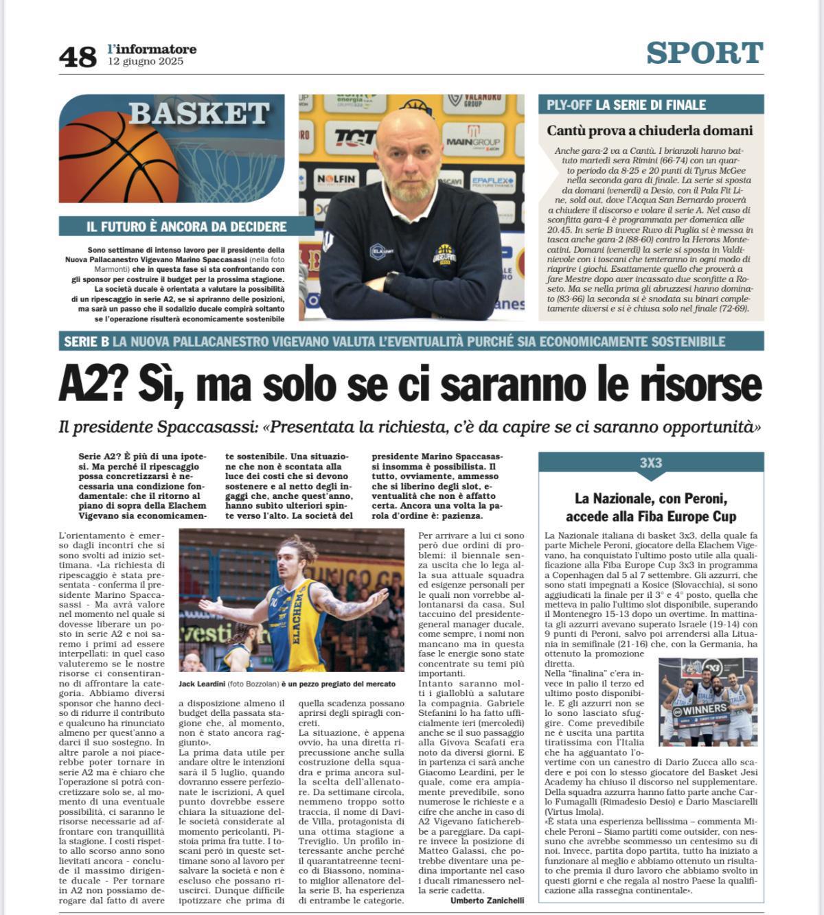 13/06/25 - L’Informatore Vigevanese