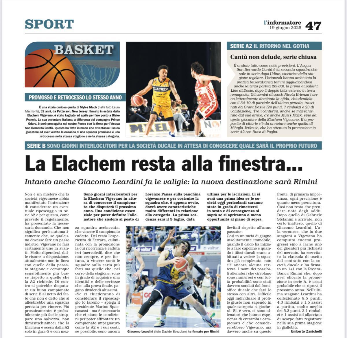 20/06/25 - L’Informatore Vigevanese