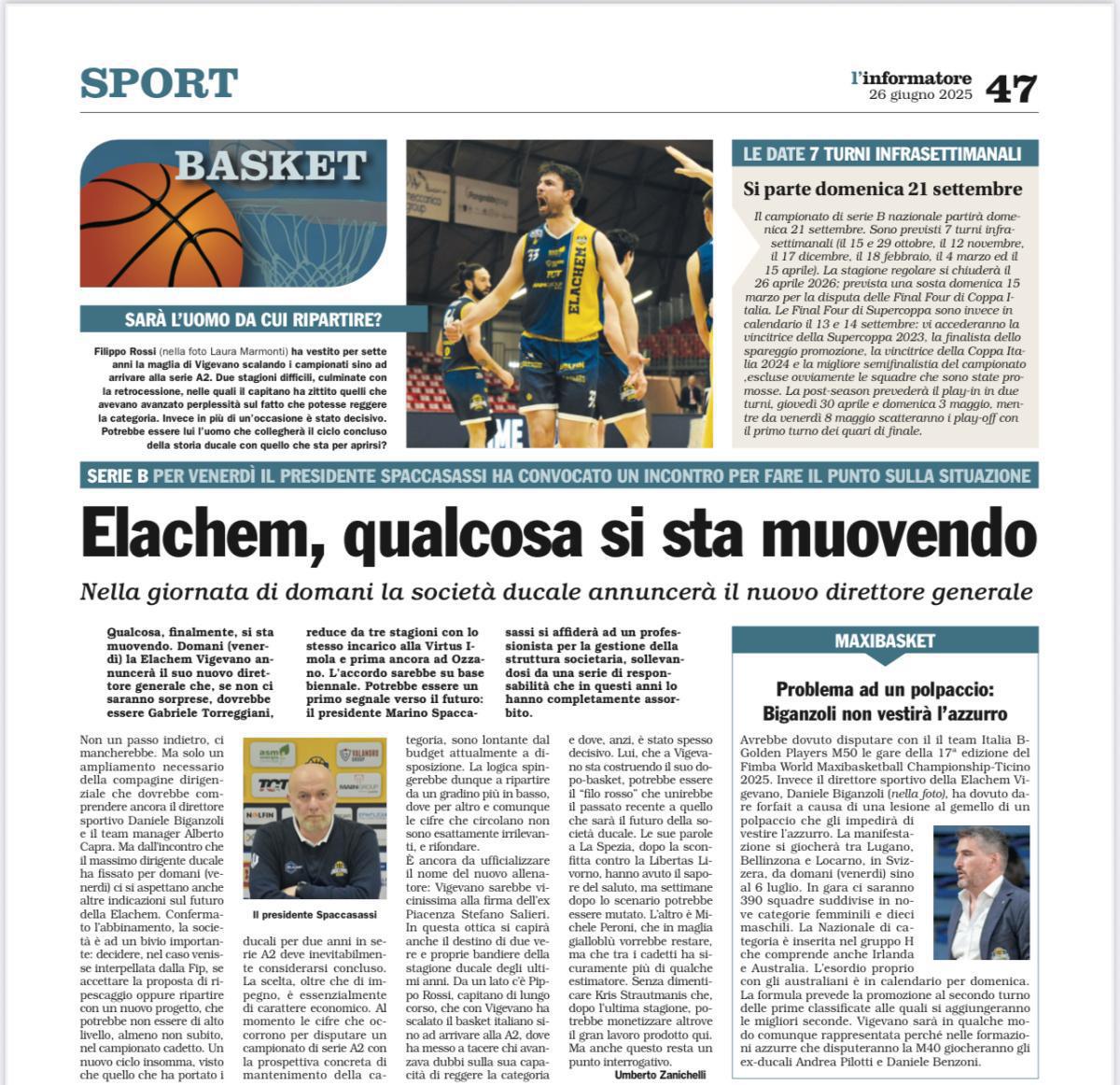 27/06/25 - L’Informatore Vigevanese