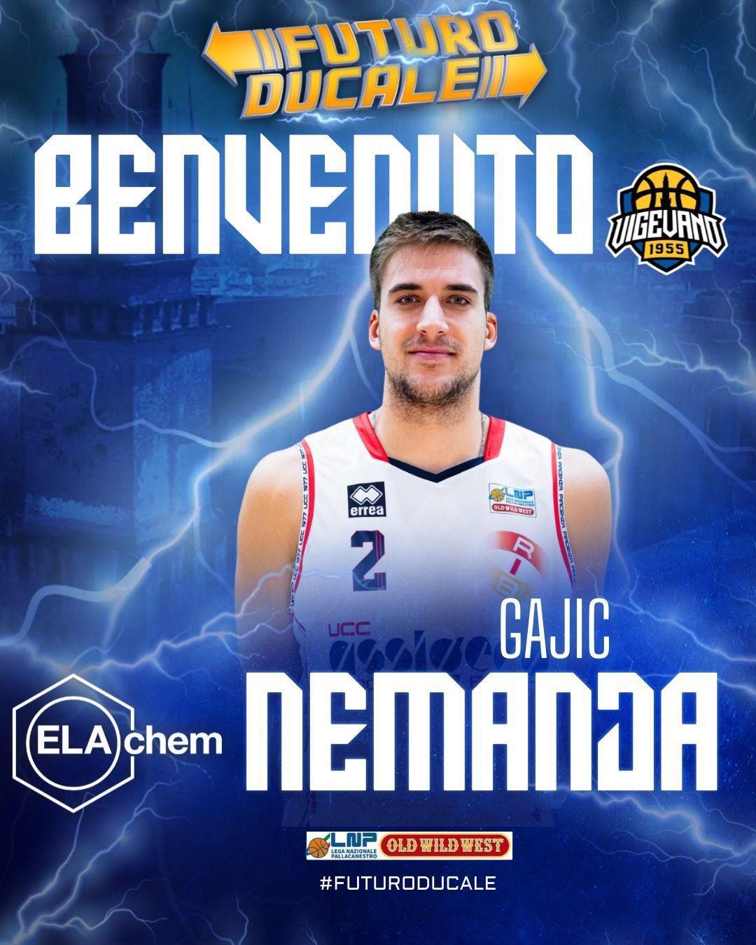 Nemanja Gajic è il primo tassello della ELAchem Vigevano 2025/26