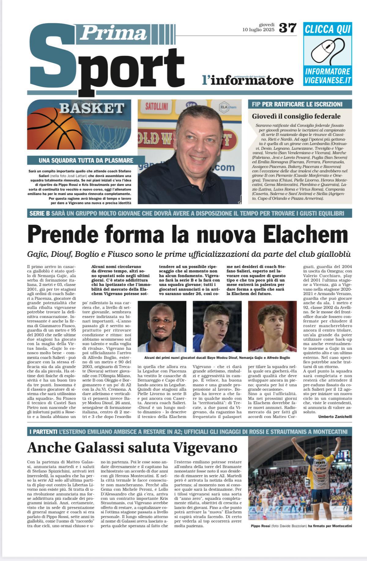 11/07/25 - L’Informatore Vigevanese