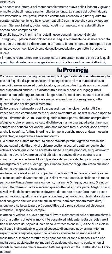 21/07/25 - La Provincia Pavese