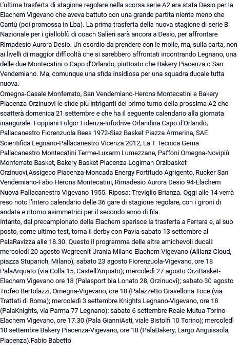 01/08/2025 - La Provincia Pavese