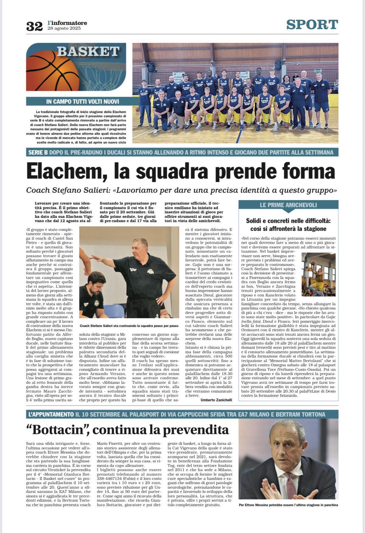 28/08/25 - L’Informatore Vigevanese