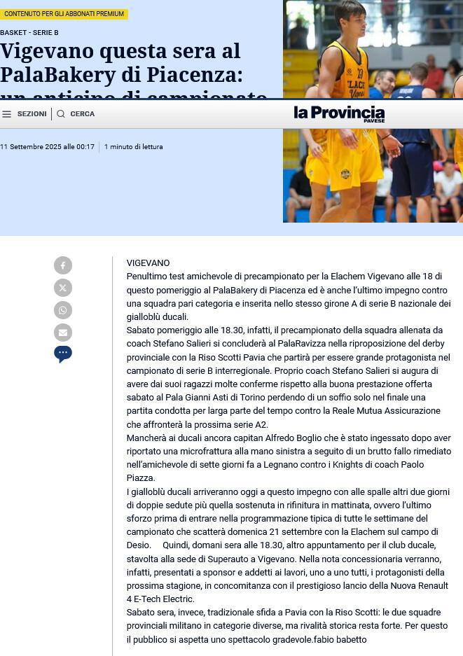 10/09/25 - La Provincia Pavese