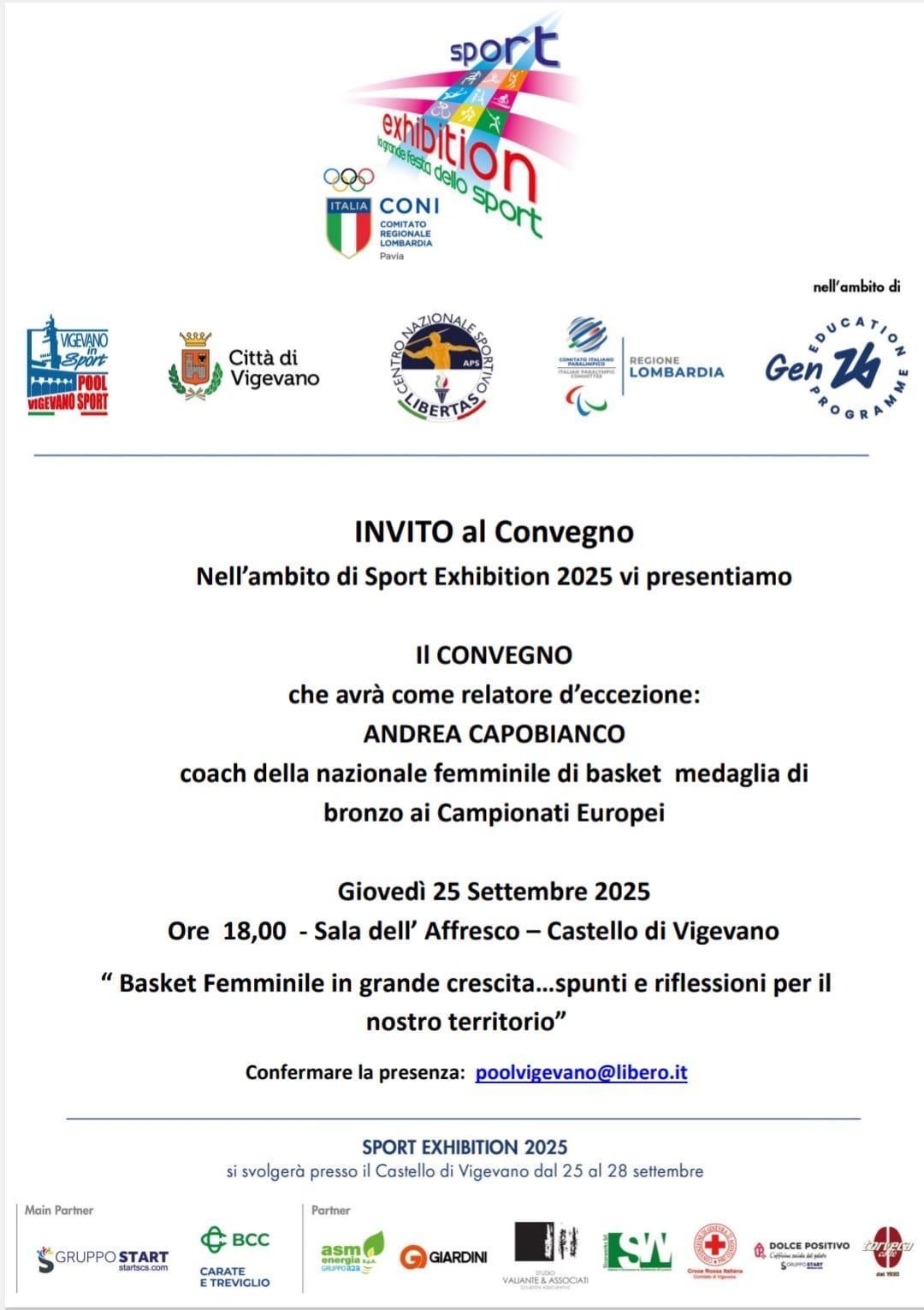 "Sport Exhibition", tutti gli orari in cui divertirsi con gli istruttori CAT. Capobianco relatore in convegno 