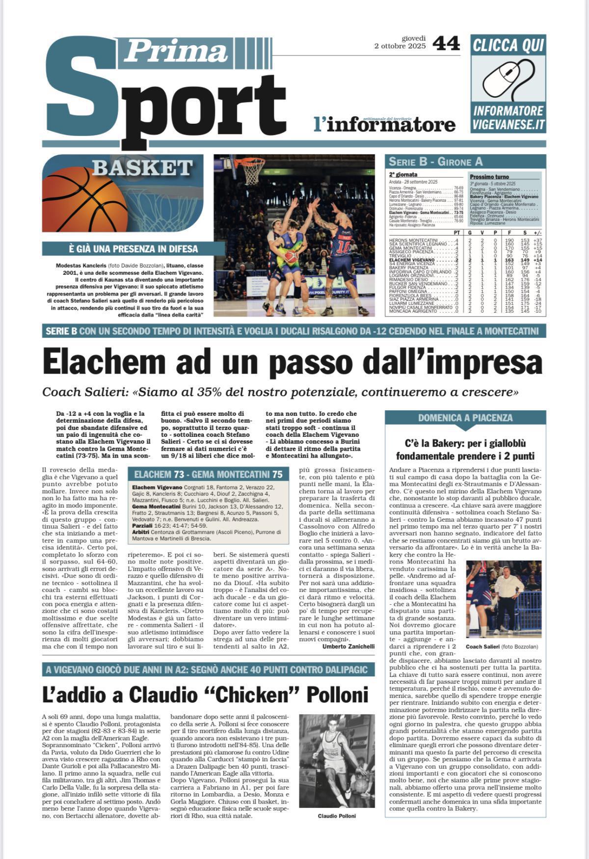 03/10/25 - L’Informatore Vigevanese