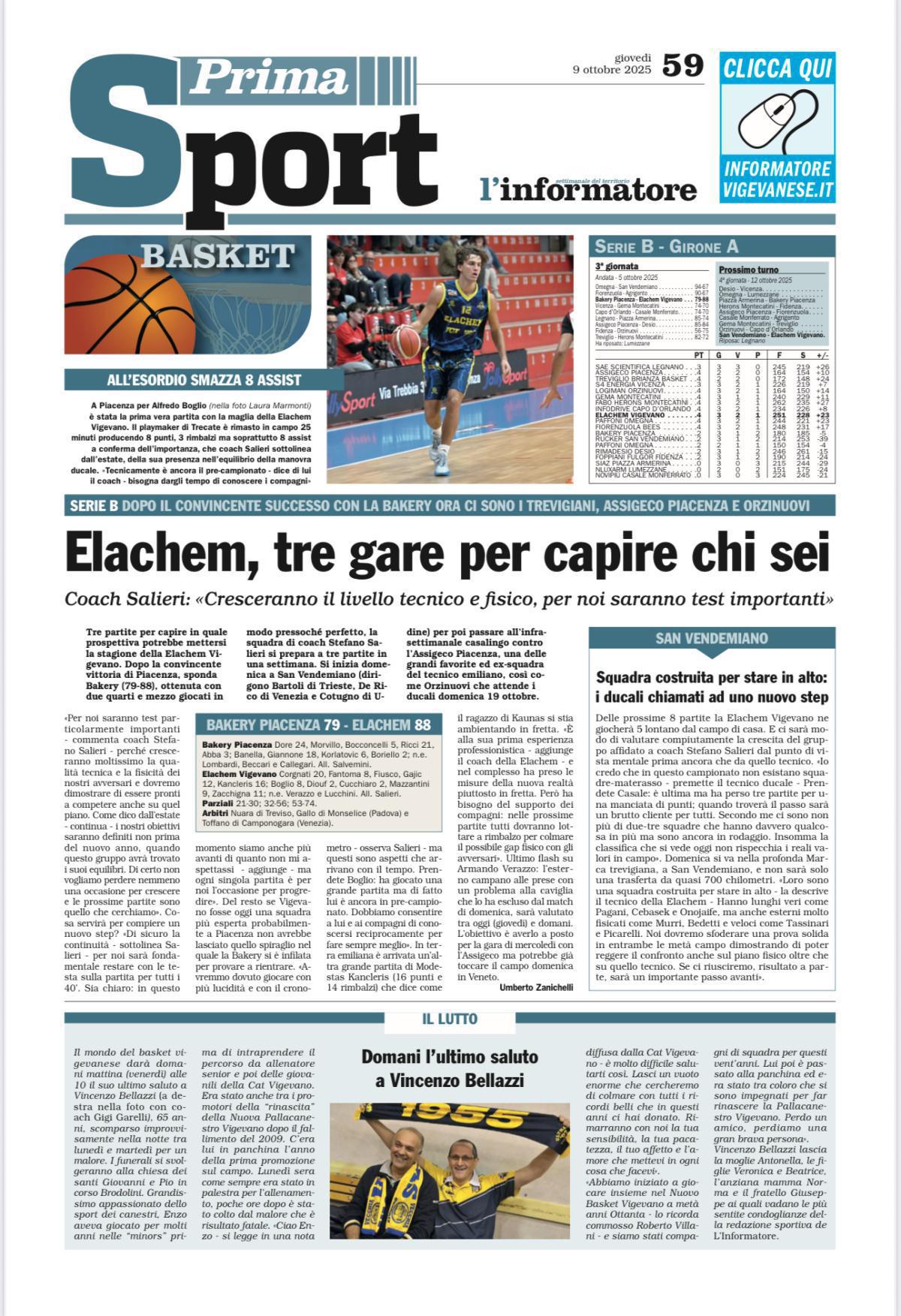 10/10/25 - L’Informatore Vigevanese