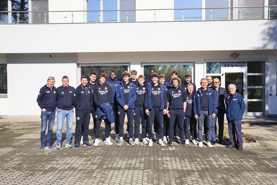 Vigevano 1955 fa visita allo stabilimento ELAchem 