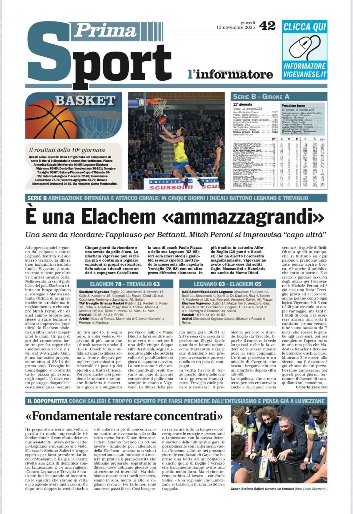 14/11/25 - L’Informatore Vigevanese