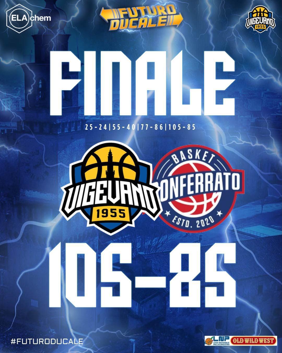 14a - Vigevano 105-85 Monferrato